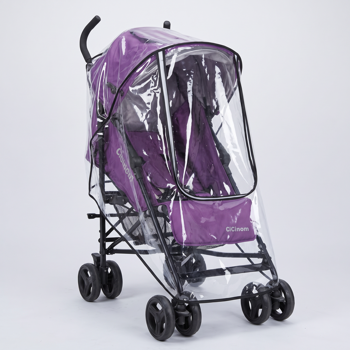 Habillage Pluie Universel pour Poussette Athmora - photo studio fond clair