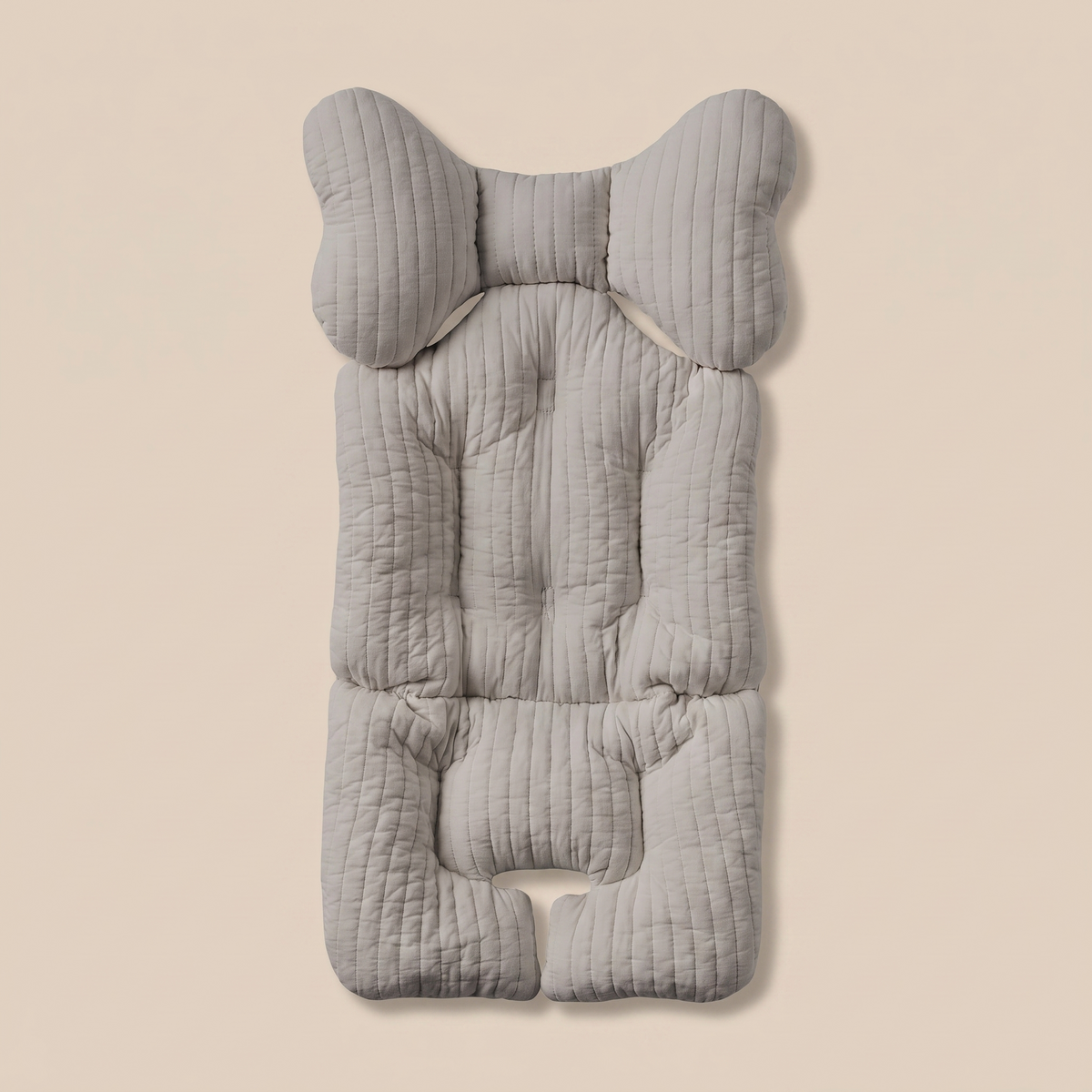 Coussin de Confort 4 Saisons pour Poussette - Gris Nordique