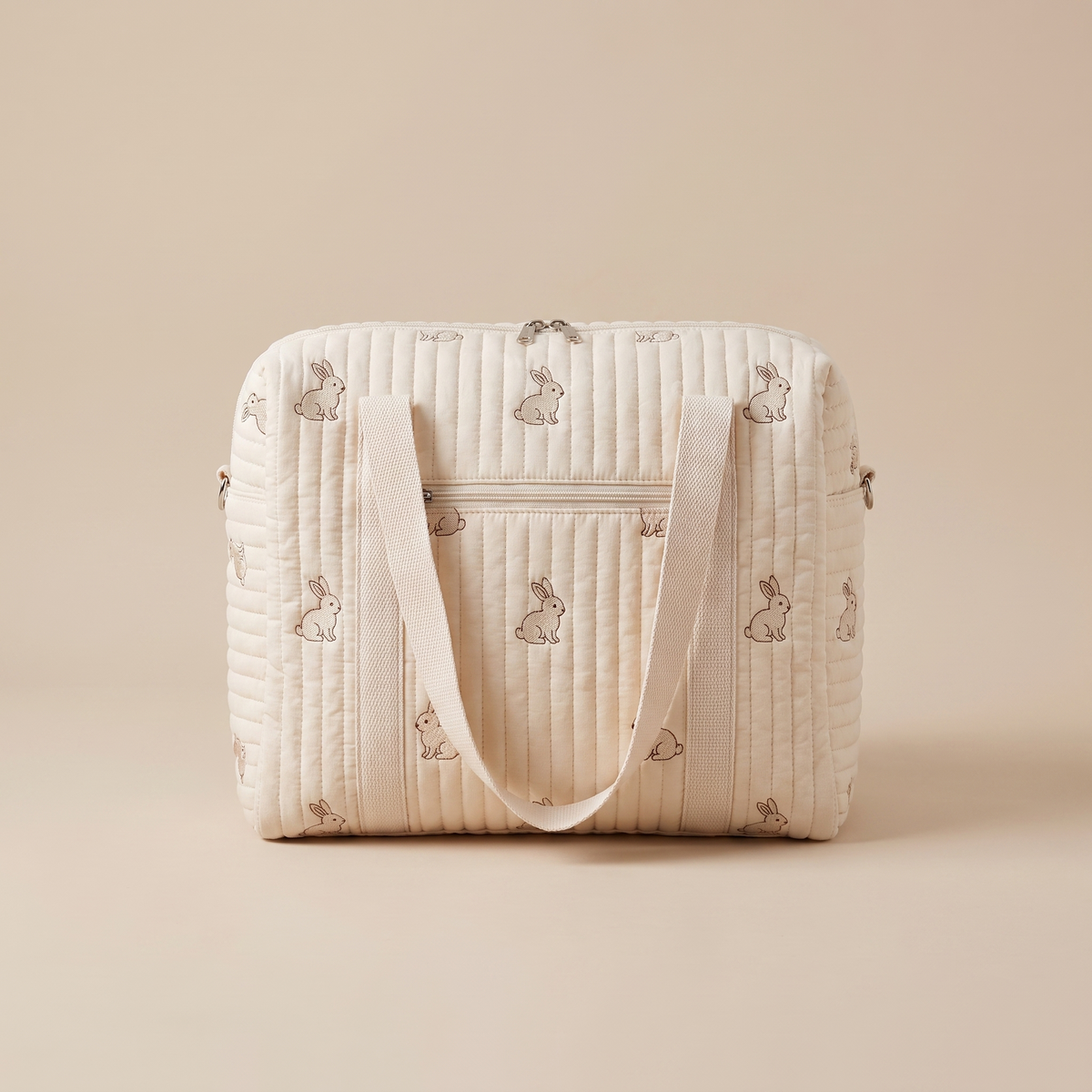 Sac à Langer Matelassé Brodé - Lapin