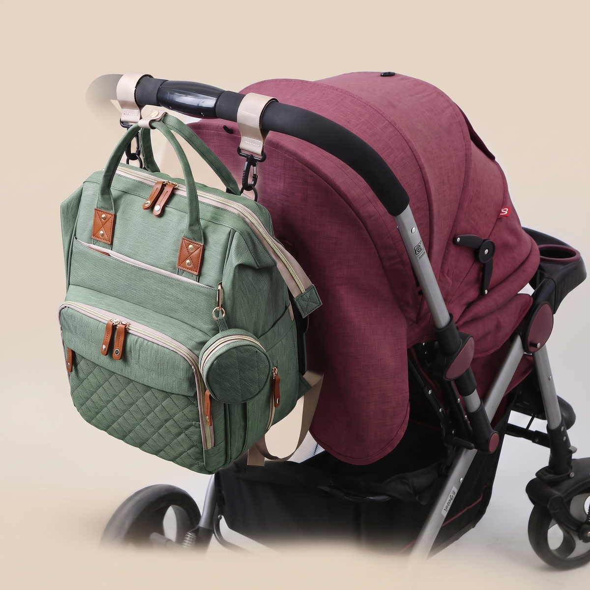 Sac à Dos Poussette - Vert