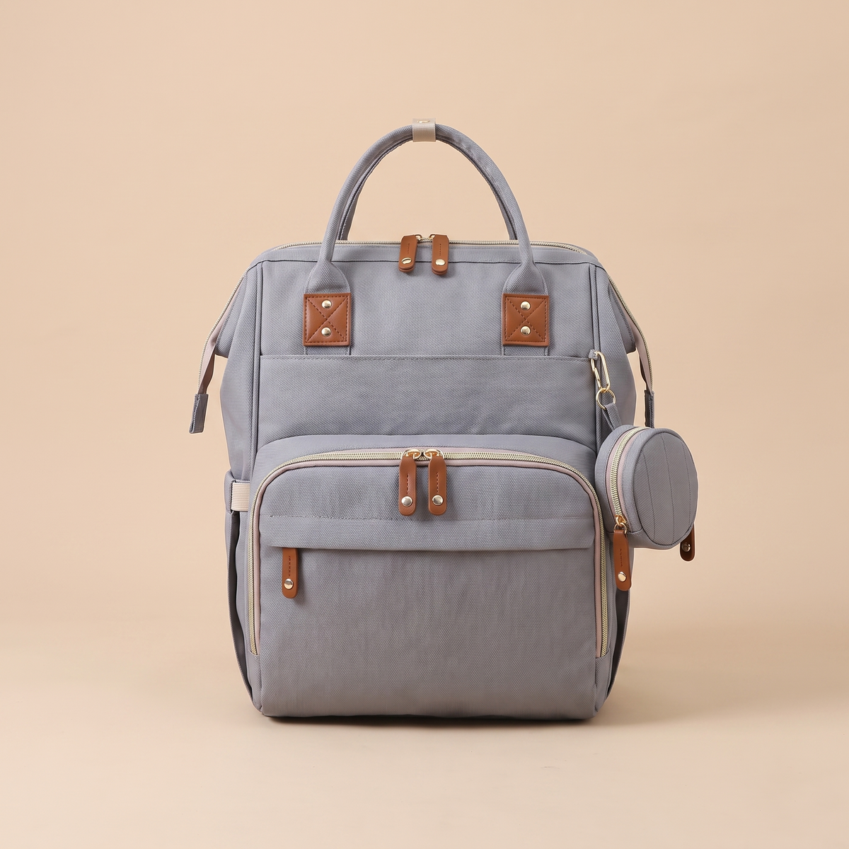 Sac à Dos Poussette - Gris Poudre